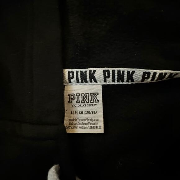 Pink VS limited edition rose bling sweatshirt with glittery sequins Size small - Picture 5 of 5